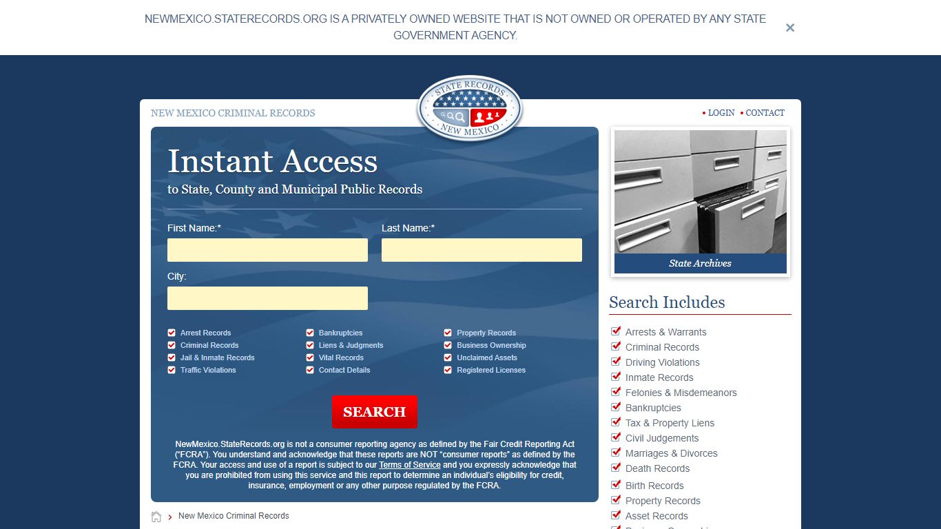 New Mexico Criminal Records Online | StateRecords.org